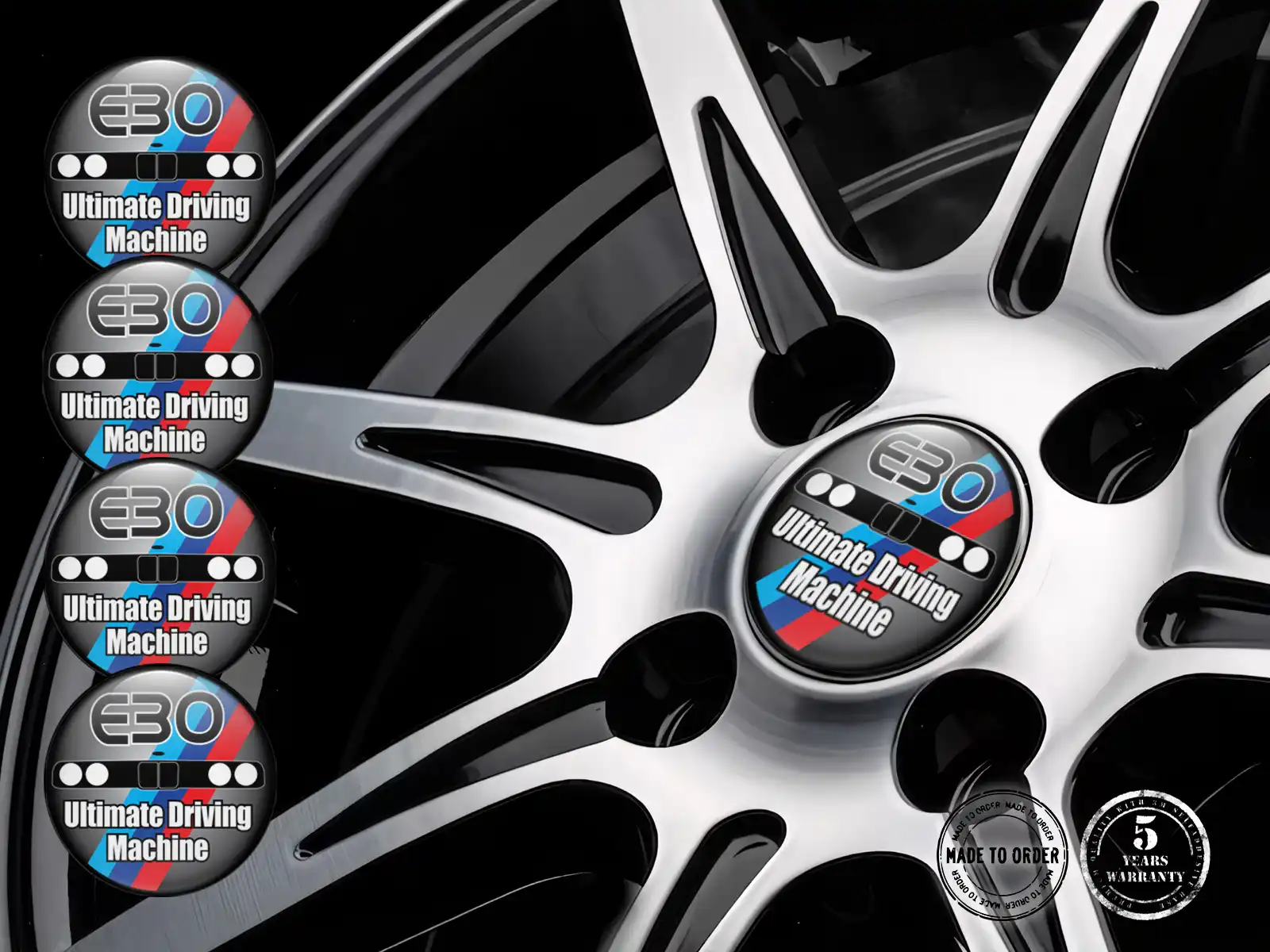 BMW Calcomanías Ruedas Autos Prisma Racing Vehículo